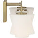 Palmyra 3 Light 24 inch Brushed Gold Vanity Light Wall Light